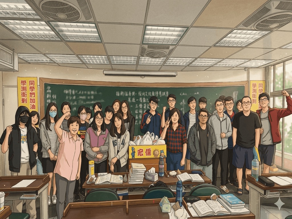 導師與學生合影